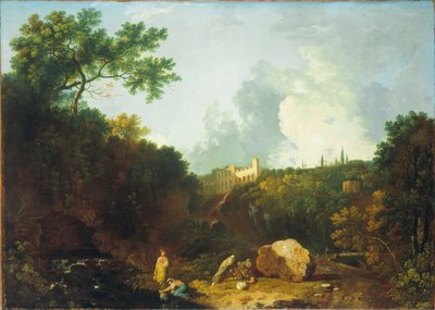 Fernsicht auf die Villa des Maecenas, Tivoli von Richard Wilson